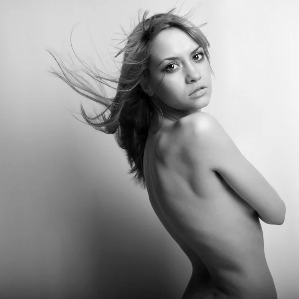Γυμνό κομψή γυναίκα — Φωτογραφία Αρχείου