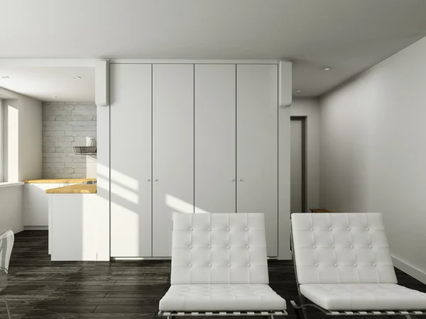 현대 거실의 interioir — 스톡 사진