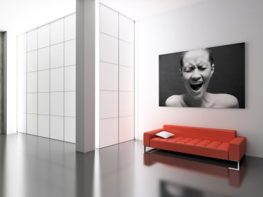 3D modern iç