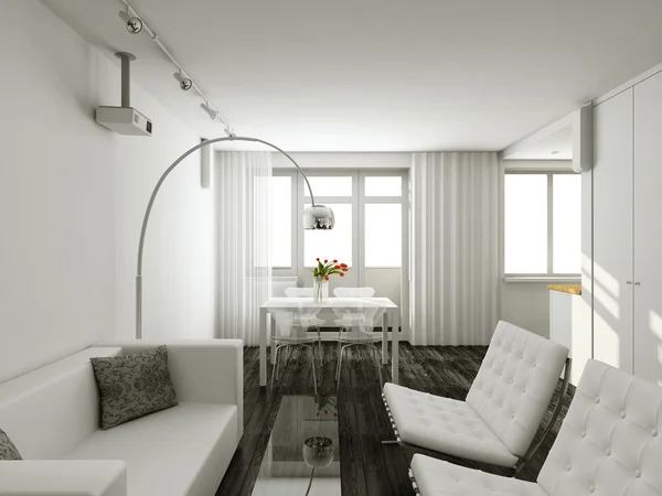 Interieurs van moderne woonkamer — Stockfoto
