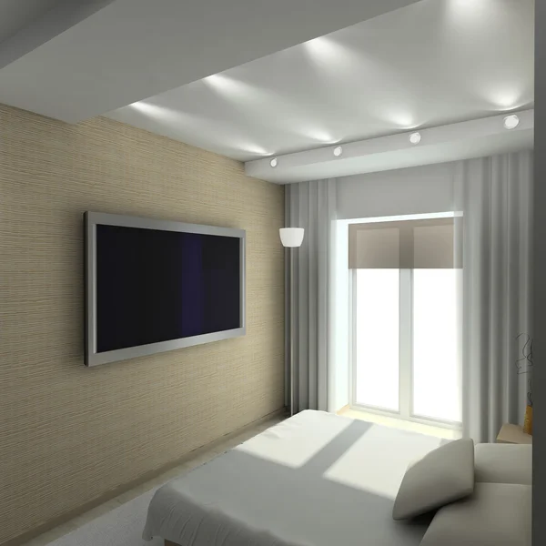 Modern interior. 3D render — Stock Photo, Image