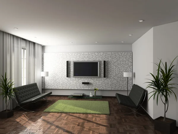 Modern interior of living-room Royalty Free Stock Photos