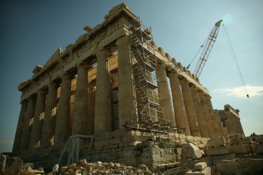 Parthenon Tapınağı. Atina Akropol. Yunanistan.