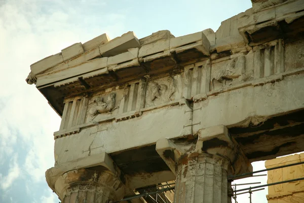 パルテノン神殿。アテネのアクロポリス.ギリシャ. — ストック写真