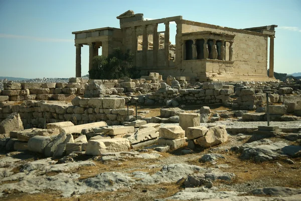エレクテ。アテネのアクロポリス — ストック写真