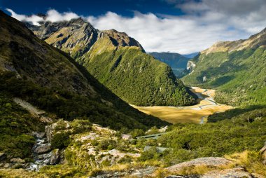 Routeburn valley clipart