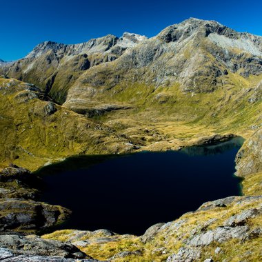 View from harris saddle clipart