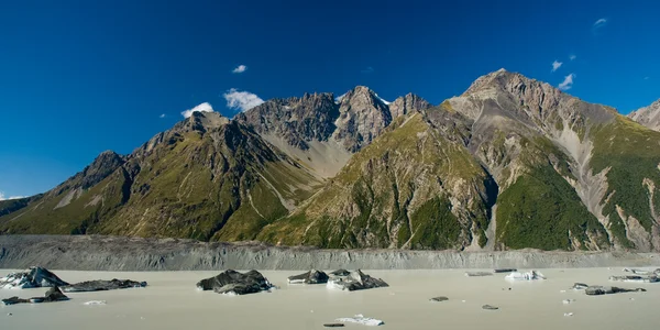 Gletschersee-Panorama — Stockfoto