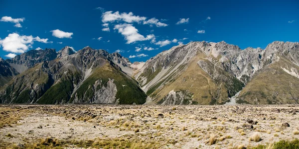 Panorama in nationaal park mt cook — Stockfoto