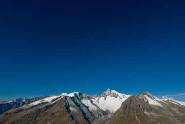 Syk aletschhorn yukarıda
