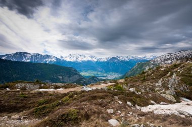 View from belalp clipart