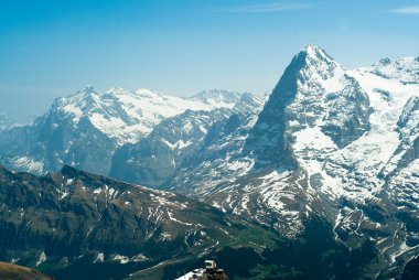 Eiger and Wetterhorn clipart