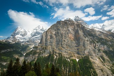 Mountains from Muerren clipart