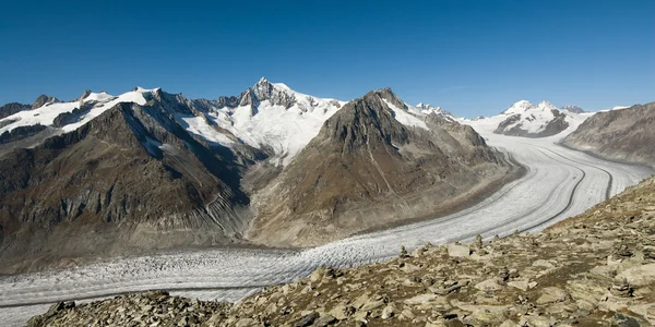 Aletsch glacier — Stock Photo, Image