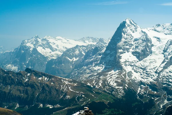 Eiger and Wetterhorn — Stock Photo, Image