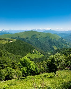 View from monte generoso clipart