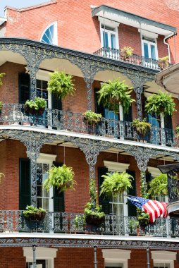 New orleans french quater clipart