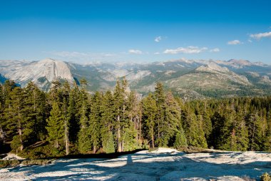 Scenic view from sentinel dome clipart