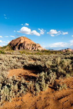 Scenic view at kolob plateau clipart