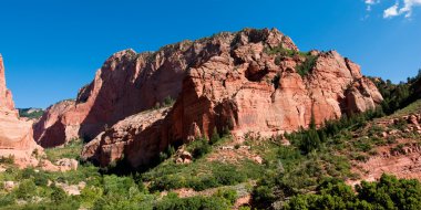 Kolob canyon panorama clipart