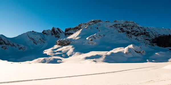 Panorama de Melchseefrut no inverno — Fotografia de Stock