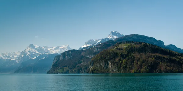 Mountains at lake Lucern — Stock Photo, Image
