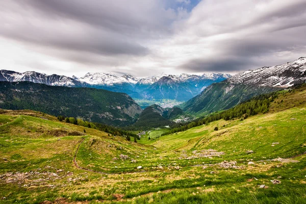 Scenic view from belalp — Stock Photo, Image