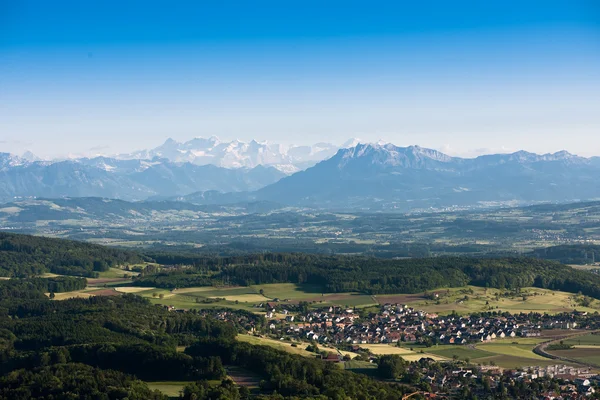Scenic view from uetliberg — Stock Photo, Image