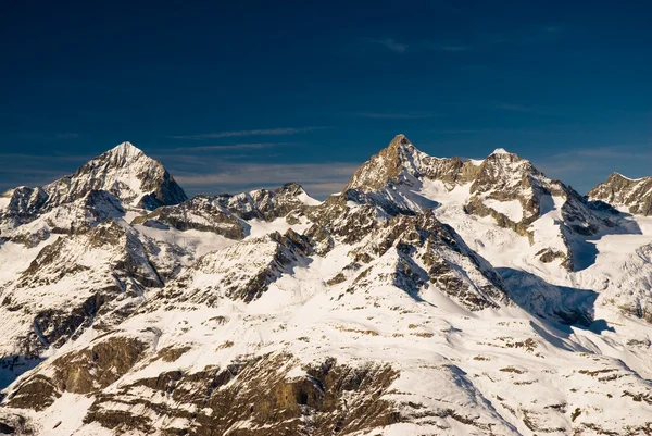 Trifthorn und dent blanche panorama — Stockfoto