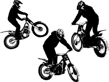 Motocross clipart