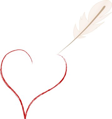 Painting heart clipart