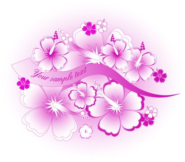 Floral background clipart