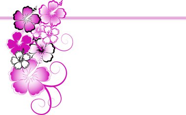 Floral background clipart