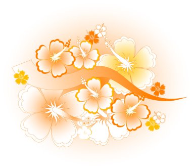 Floral background clipart