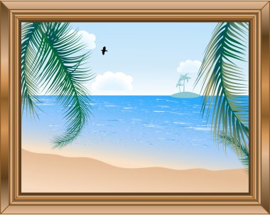 Wooden frame clipart