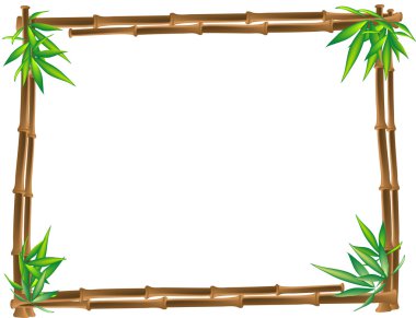 Brown bamboo clipart