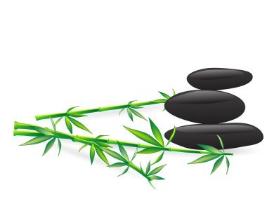 Wellness stones clipart