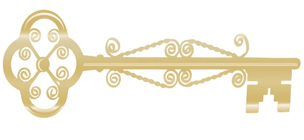 Золотий ключ — стоковий вектор