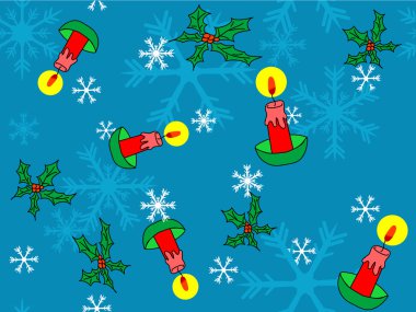 Christmas pattern clipart