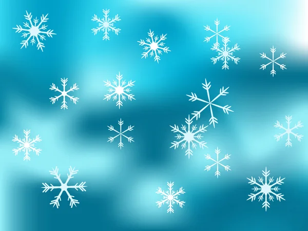圣诞节下雪背景 — 图库矢量图片