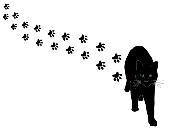 Katze — Stockvektor