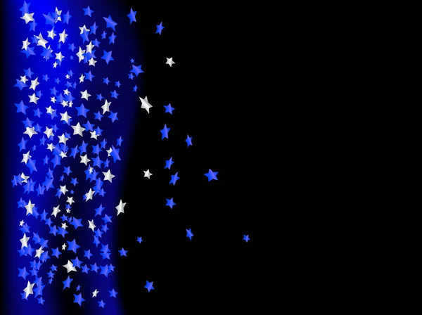Estrelas azuis — Vetor de Stock