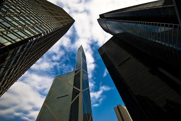 stock image Skyscrapers in Hong kong