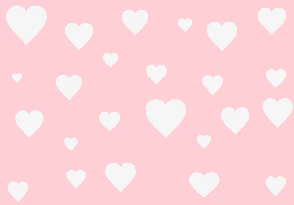 Pink harts background — Stock Photo, Image