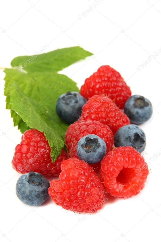Berries and raspberry