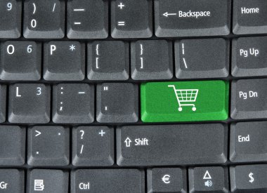 klavye anahtar alışveriş yeşil