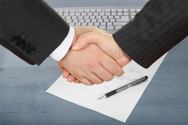 Businessmen's' handshake — Stock Photo, Image
