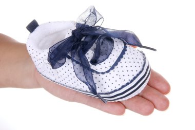 Shoe for infant clipart