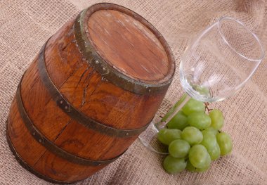 Barrel of wine clipart