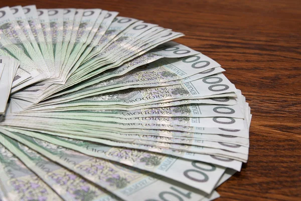 Mucho dinero polaco. — Foto de Stock